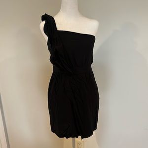Short Black Dress: one shoulder